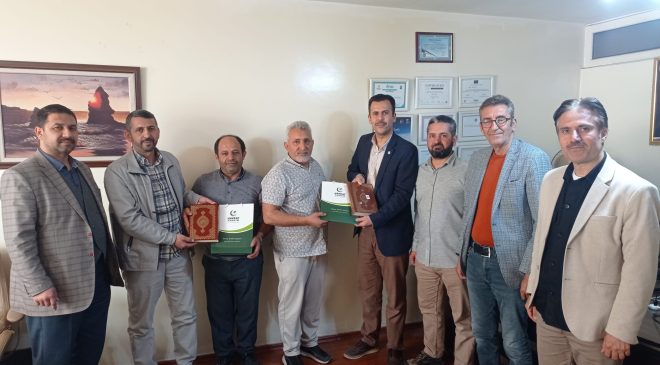 Hayrat Vakfından, Haber sitemize ziyaret