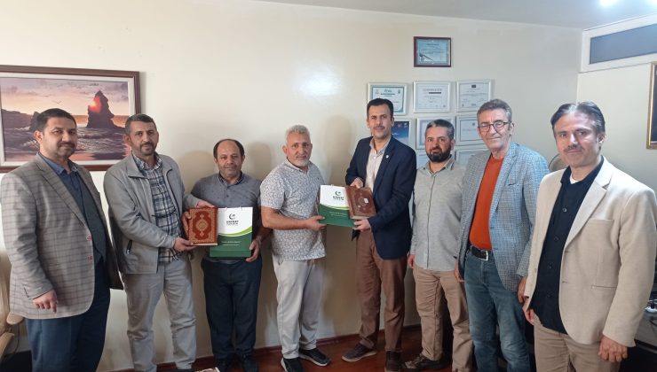 Hayrat Vakfından, Haber sitemize ziyaret