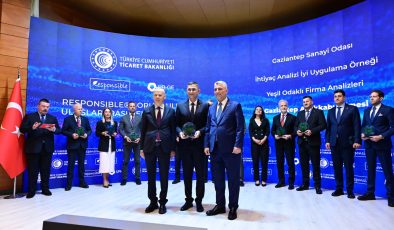 TİCARET BAKANLIĞI’NDAN GSO’YA URGE ÖDÜLÜ