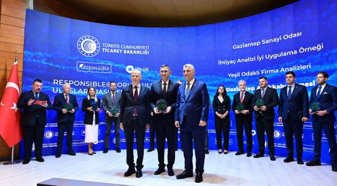 TİCARET BAKANLIĞI’NDAN GSO’YA URGE ÖDÜLÜ