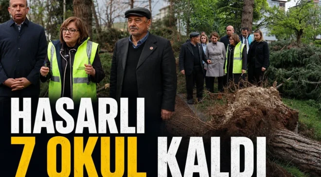 Hasarlı 7 okul kaldı