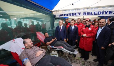 ŞAHİNBEY BELEDİYESİ’NDEN GELENEKSEL KAN BAĞIŞI KAMPANYASI