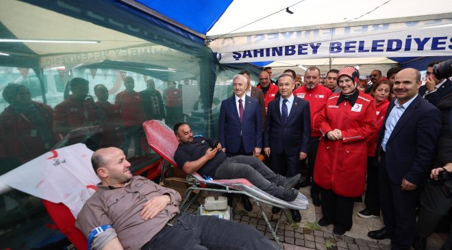 ŞAHİNBEY BELEDİYESİ’NDEN GELENEKSEL KAN BAĞIŞI KAMPANYASI