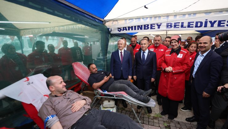 ŞAHİNBEY BELEDİYESİ’NDEN GELENEKSEL KAN BAĞIŞI KAMPANYASI