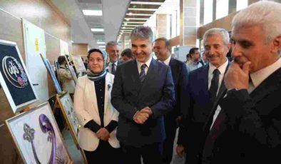 Gaziantep Adliyesi’nde resim ve el sanatları sergisi açıldı