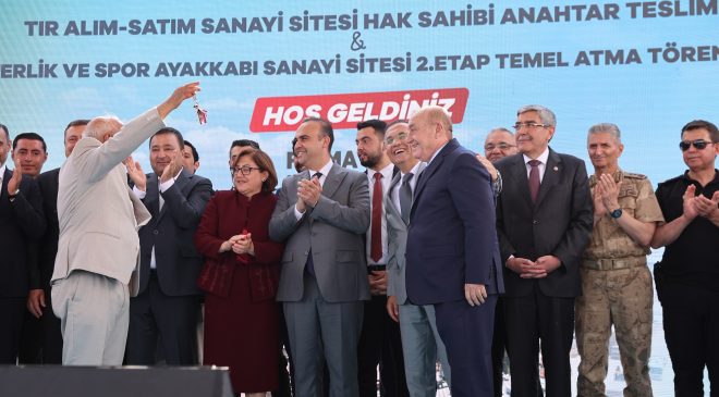 AKAN KACIR, BÜSEM’DE YENİ İŞ YERLERİNİN ANAHTARLARINI TESLİM ETTİ,