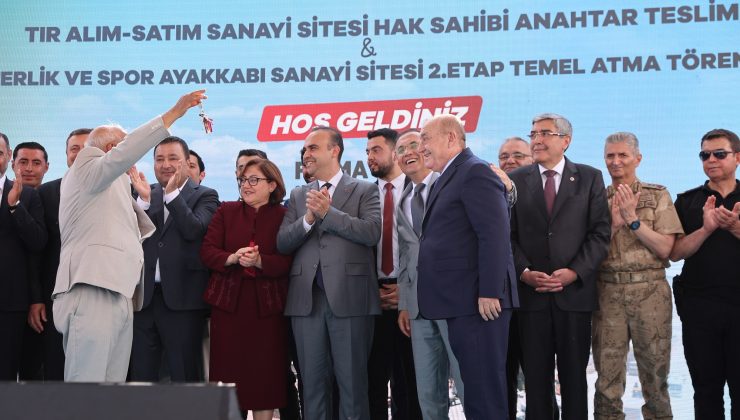 AKAN KACIR, BÜSEM’DE YENİ İŞ YERLERİNİN ANAHTARLARINI TESLİM ETTİ,