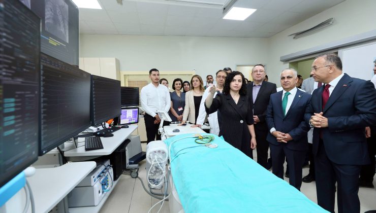 GAÜN ÇOCUK HASTANESİ’NDE PEDİATRİK EPS ÜNİTESİ VALİ ÇEBER’İN KATILIMIYLA AÇILDI