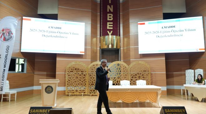 EĞİTİMİN SAHADAKİ NABZI ŞAHİNBEY’DE TUTULDU: