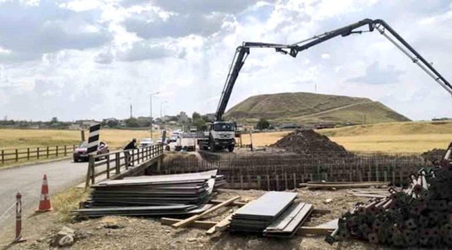 Araban’da kırsal mahalleleri ilçeye bağlayan köprüyü yenileme çalışmaları sürüyor