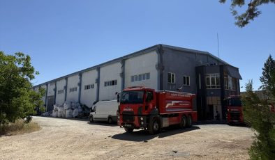 Gaziantep’te Tekstil Fabrikasında Yangın