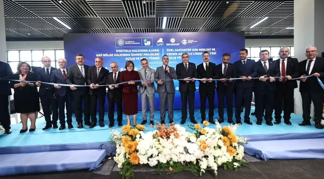 Gaziantep’te 17 Proje Toplu Açılışla Hizmete Girdi