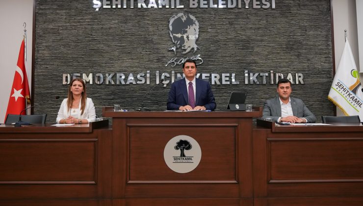 ŞEHİTKAMİL BELEDİYESİ TEMMUZ AYI MECLİS TOPLANTISI TAMAMLANDI