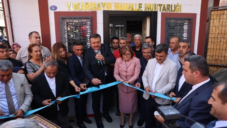 Fatma Şahin’den Yukarıbayır’a yeni hizmet