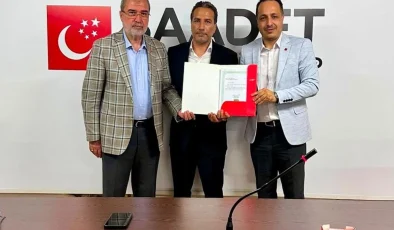 Sünbül ilçe başkanı oldu