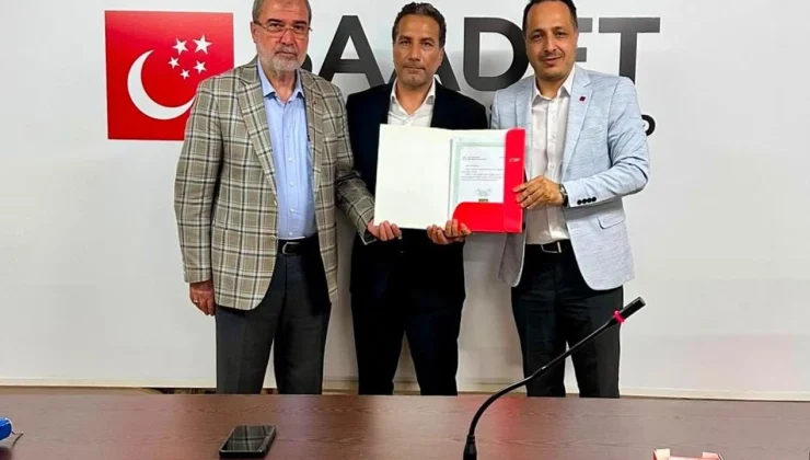 Sünbül ilçe başkanı oldu