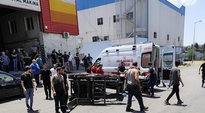 üzerine forklift devrilen genç işçi hayatını kaybetti