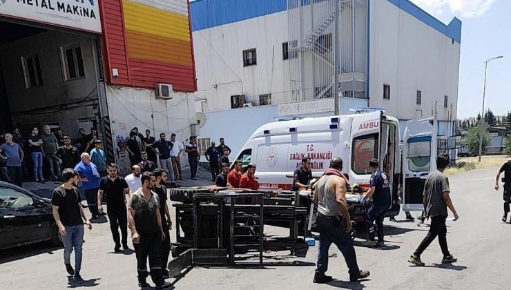 üzerine forklift devrilen genç işçi hayatını kaybetti