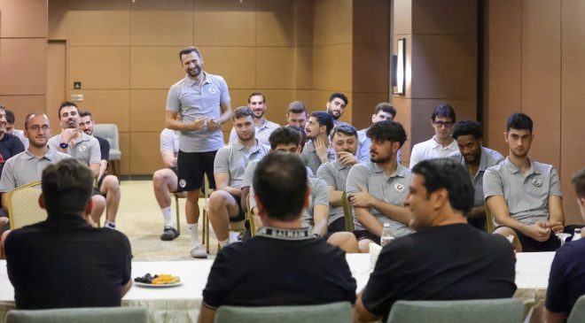 BAŞKAN YILMAZ’DAN GAZİANTEP BASKETBOL’A MORAL ZİYARETİ