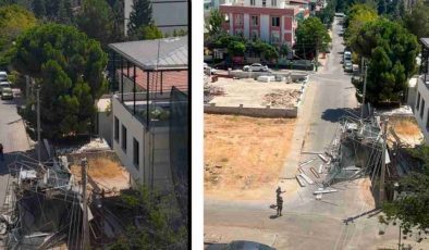 Gaziantep’te Yapımı Süren Binada Kaza! Kaçak Kat İddiası Gündemde
