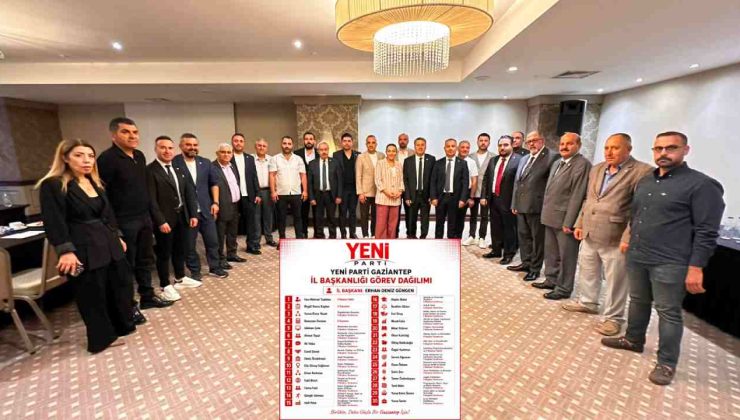YENİ Parti Gaziantep’te Görevler Belli Oldu, Disiplin Süreci Başladı