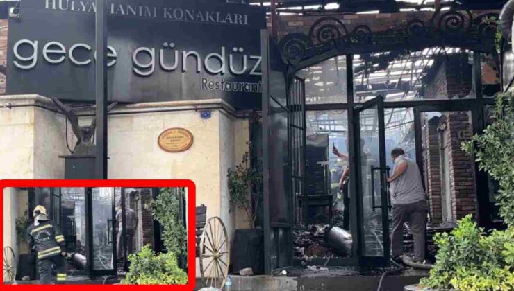 Gaziantep’in Ünlü Restoranı Gece Gündüz’de Yangın
