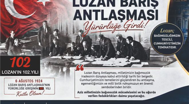 Türkiye’nin Kaderini Değiştiren Gün! Halef Bilgiç’ten Lozan’ın Yıl Dönümünde Anlamlı Mesaj! 