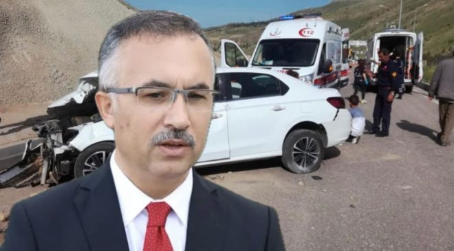 GAZİANTEP VALİSİ KEMAL CEBER YAŞANA ELİM KAZADA BAŞSAĞLIĞI  MESEJI YAYINLADI