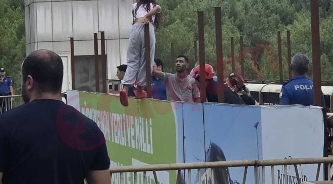 Gaziantep’te köprü’de dehşet dolu dakikalar!