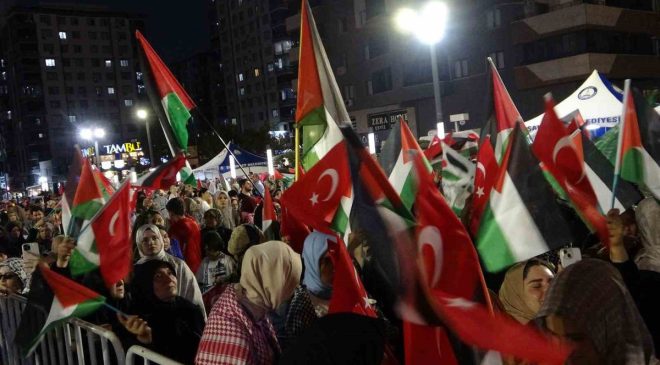 Filistin Konvoyu Gaziantep’te Karşılandı