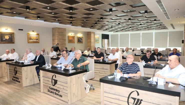 GTB’de tarım, ticaret ve ekonomi gündemi değerlendirildi