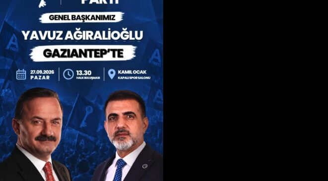  ANAHTAR PARTİ GAZİANTEP’TE HALK BULUŞMASI