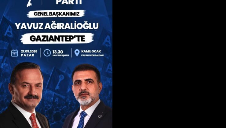  ANAHTAR PARTİ GAZİANTEP’TE HALK BULUŞMASI