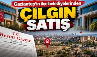 Gaziantep’in ilçe belediyelerinden çılgın satış