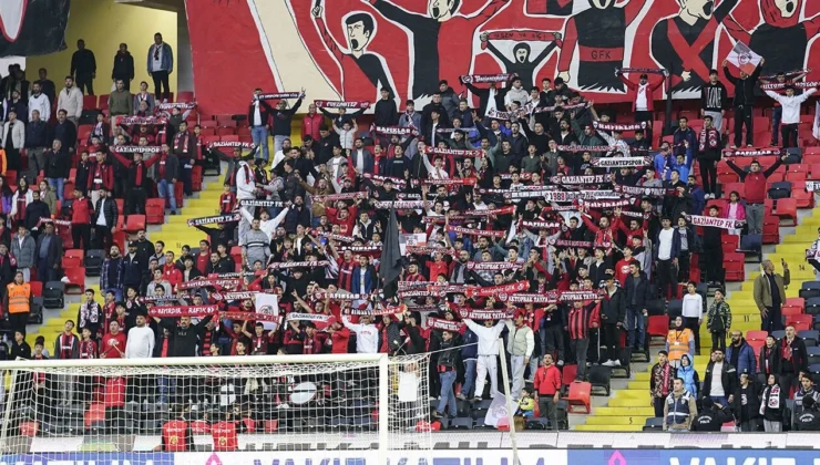 Gaziantep FK tribünde yalnız kaldı
