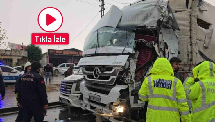 Gaziantep’te 3 aracın karıştığı zincirleme kaza: 2 yaralı