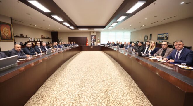 GSO’DA MESLEK KOMİTE BAŞKANLARIYLA YENİ DÖNEM İSTİŞARE TOPLANTISI