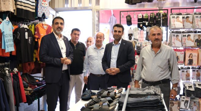 ANAHTAR PARTİ İL BAŞKANI MURAT ÜZÜMCÜ’ ESNAF ZİYARETLERİNE DEVAM EDİYOR 