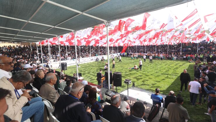 BERTİZ’DE ER MEYDANI ŞENLENDİ: 15. GELENEKSEL BAYDEMİRLİ GÜREŞ FESTİVALİ’NE YOĞUN İLGİ