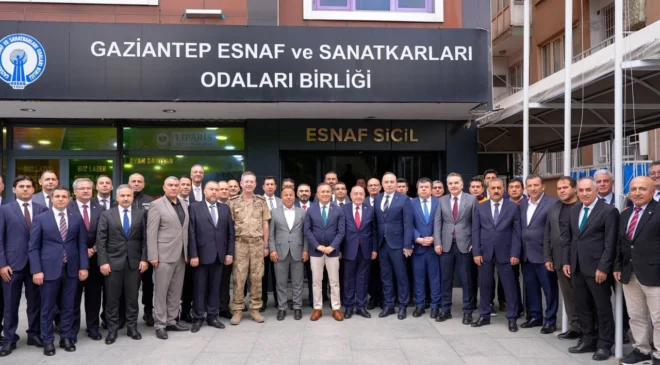 Gaziantep’te haftanın ilk gündemi esnaf oldu
