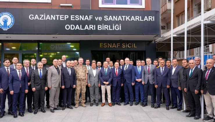 Gaziantep’te haftanın ilk gündemi esnaf oldu