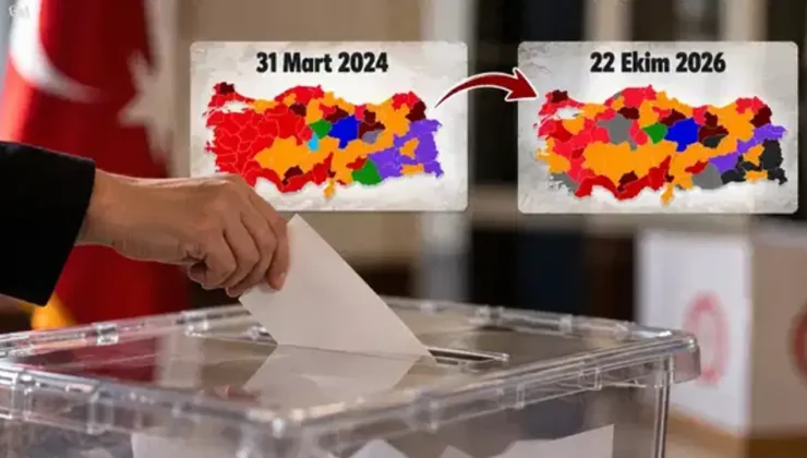 Gaziantep’te sandığın rengi değişti