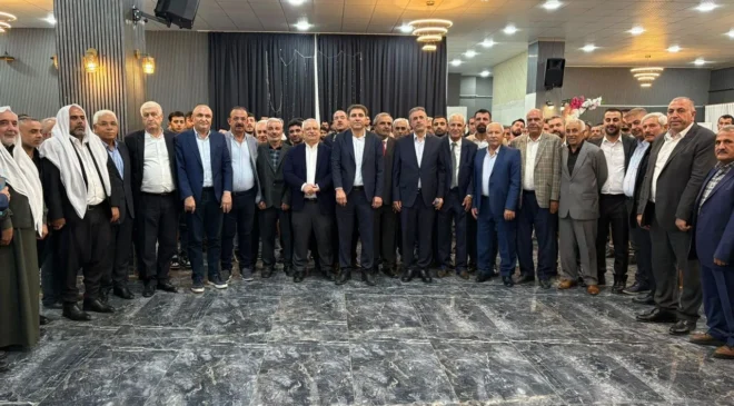 Vekiller barış yemeğine katıldı